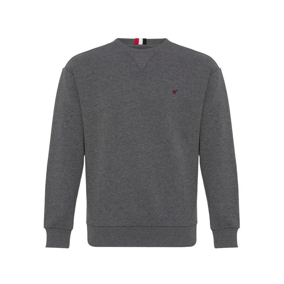 Williot Williot Sweatshirt grijs / rood -
