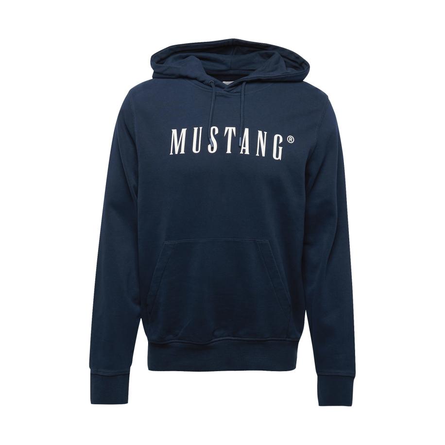 Mustang MUSTANG Sweatshirt Bronson donkerblauw / wit -