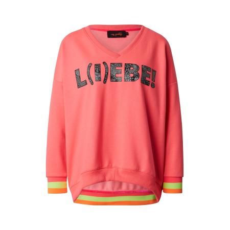 miss goodlife miss goodlife Sweatshirt donkergrijs / oranje / framboos / zwart