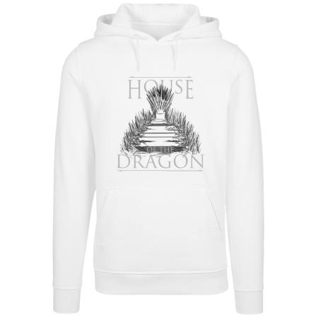 F4NT4STIC Sweatshirt House Of The Dragon Throne lichtgrijs / donkergrijs / zwart / wit