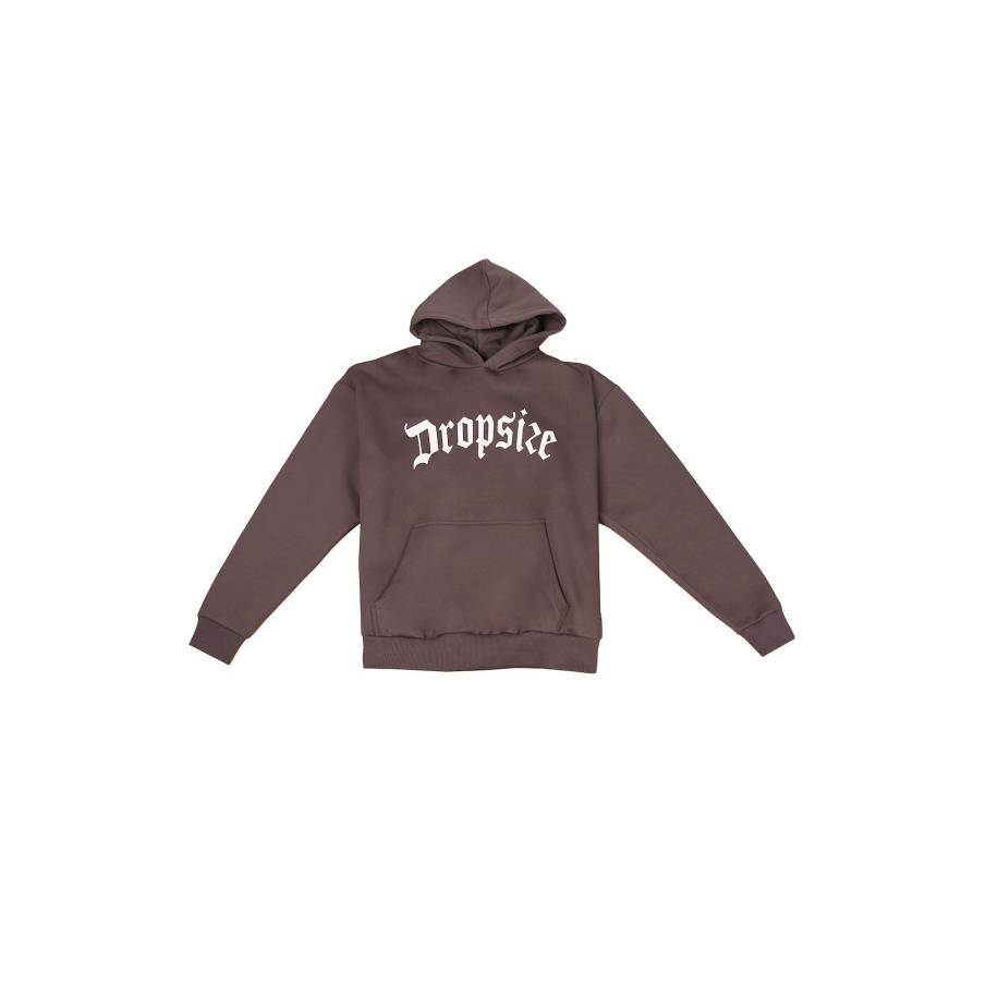 Dropsize Sweatshirt chocoladebruin / wit Bruin