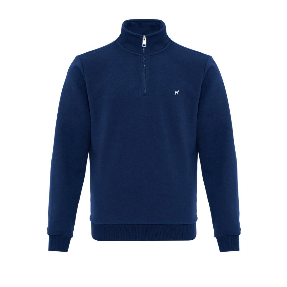 Williot Williot Sweatshirt navy / donkerblauw / wit -