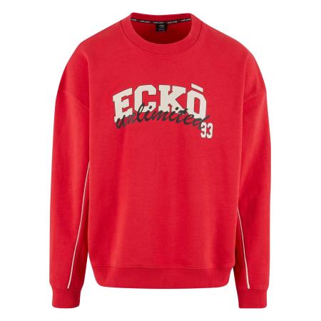 Ecko Unlimited Sweatshirt Skyhook rood / zwart / wolwit