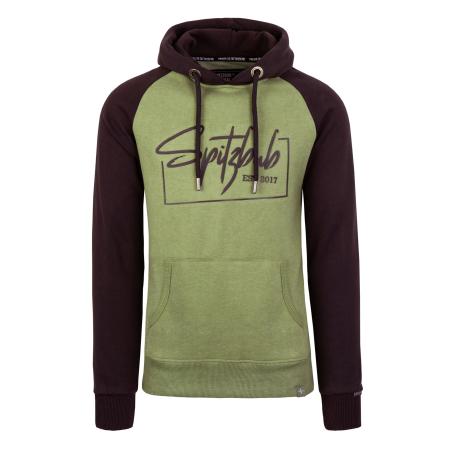 SPITZBUB Sweatshirt Raglan Street pastelgroen / zwart
