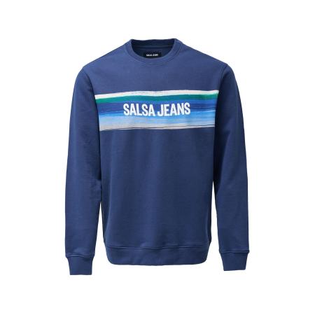 Salsa Salsa Jeans Sweatshirt lichtblauw / donkerblauw / smaragd / wit