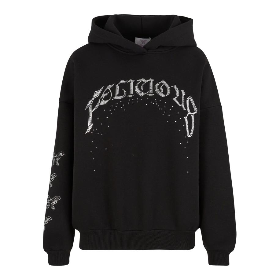 Felicious Sweatshirt zwart / wit Zwart
