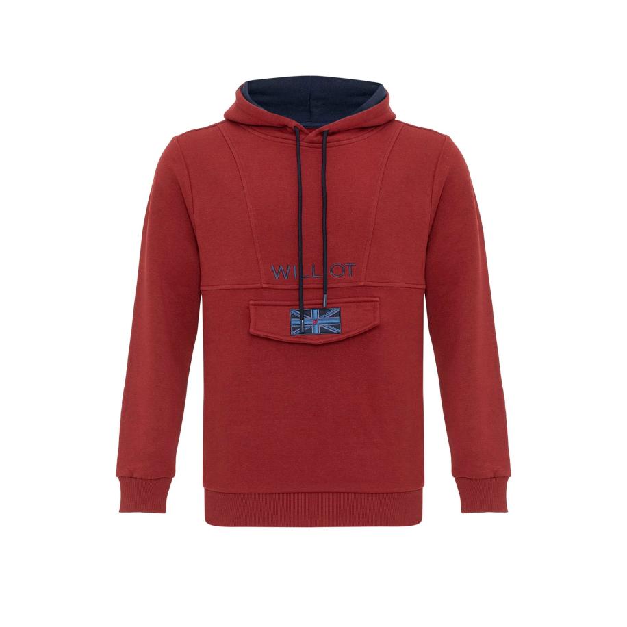 Williot Williot Sweatshirt navy / bordeaux -