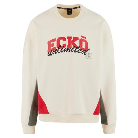 Ecko Unlimited Sweatshirt Drap beige / kaki / rood / zwart