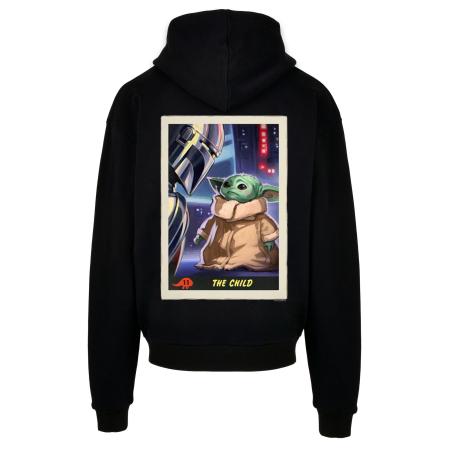 F4NT4STIC F4NT4STIC Sweatshirt Star Wars The Mandalorian The Child Card donkerblauw / lichtbruin / lichtgroen / zwart
