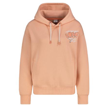 Sublevel Sublevel Sweatshirt Goodvibes geel / groen / koraal / wit