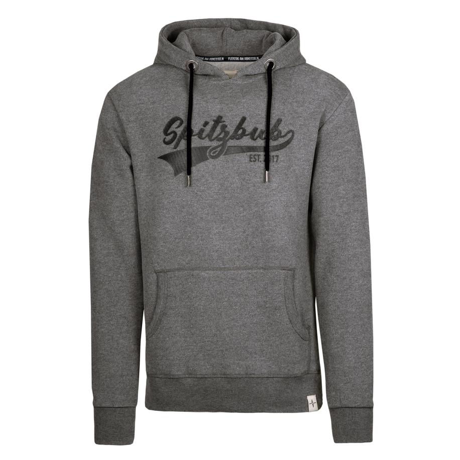 SPITZBUB Sweatshirt Kasper grijs / grijs gemêleerd / zwart Grijs