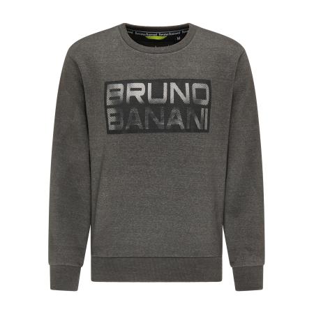 Bruno Banani Bruno Banani Sweatshirt WATSON grijs gemêleerd / zwart / zilver