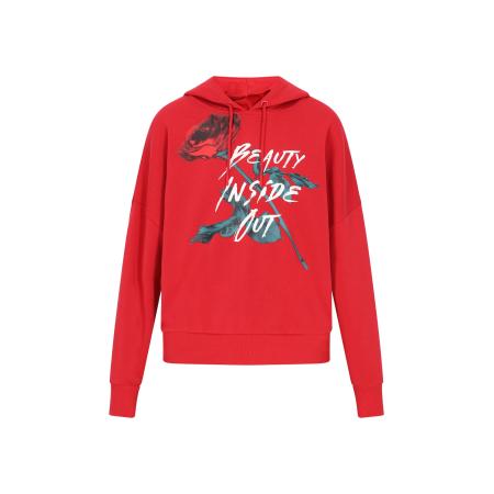 MYMO myMo ROCKS Sweatshirt petrol / rood / zwart / wit