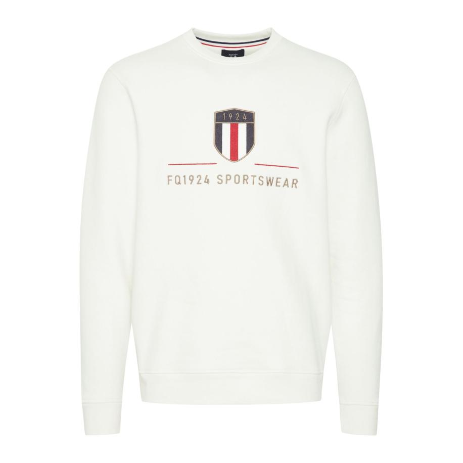 FQ1924 FQ1924 Sweatshirt William crème / blauw / goud / rood -