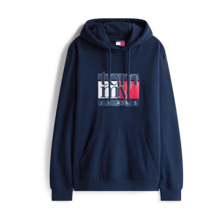 Tommy Jeans Tommy Jeans Sweatshirt navy / donkerrood / wit