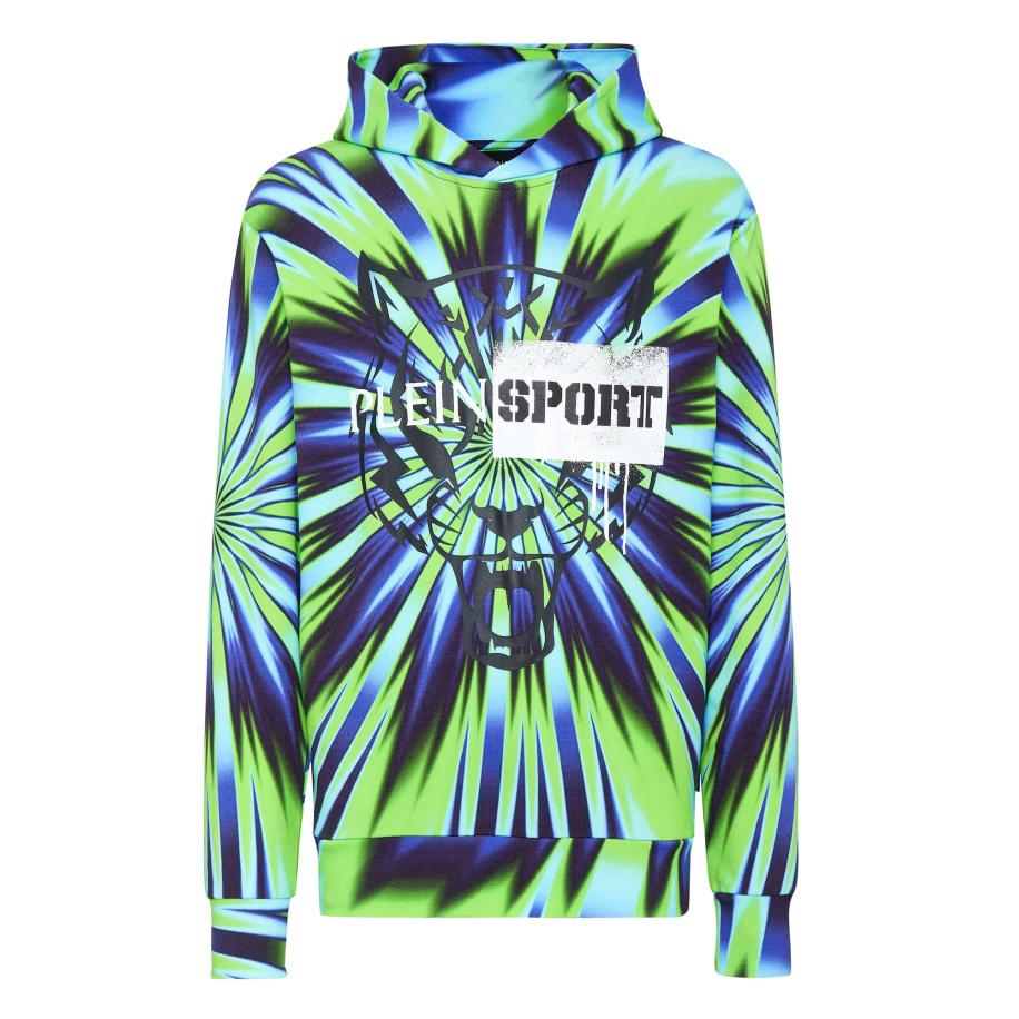 Plein Sport Plein Sport Sweatshirt Tiger blauw / kobaltblauw / groen / neongroen / lichtgroen -