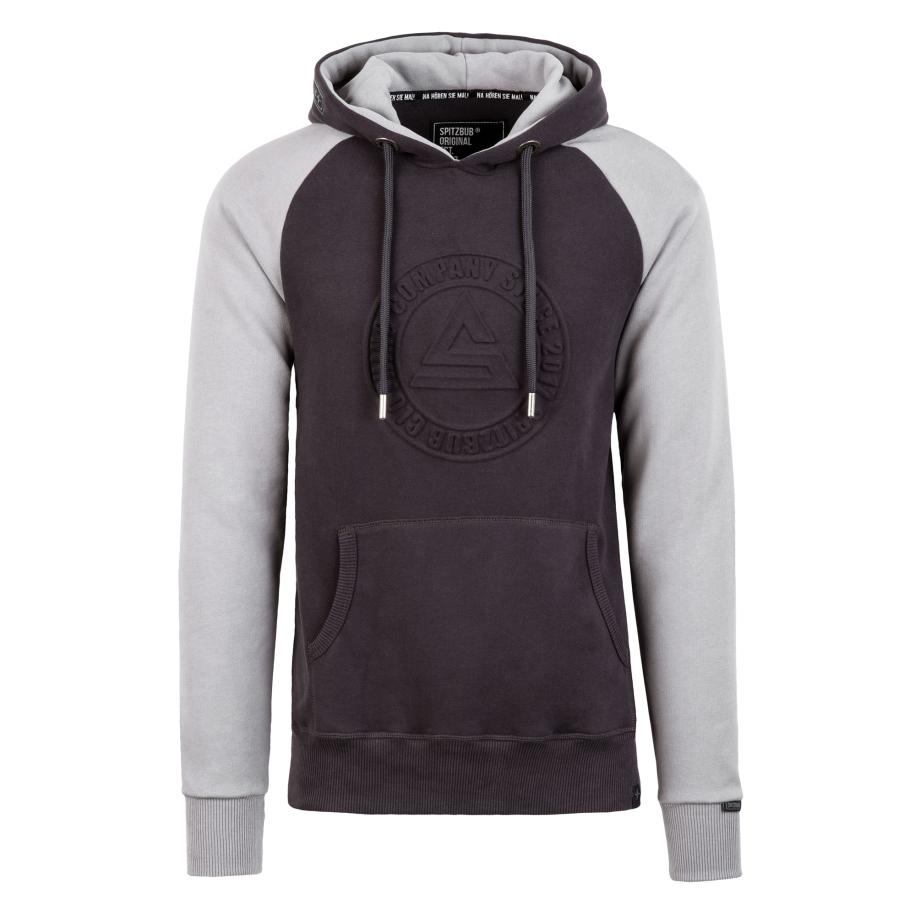 SPITZBUB Sweatshirt Tricircle grijs / zwart Multicolor