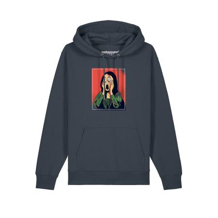 Watapparel Watapparel Sweatshirt Mona Lisa Scream antraciet / gemengde kleuren