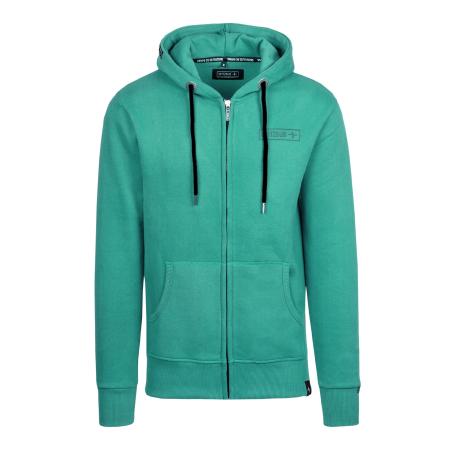 SPITZBUB Sweatshirt Nils grijs / groen / zwart