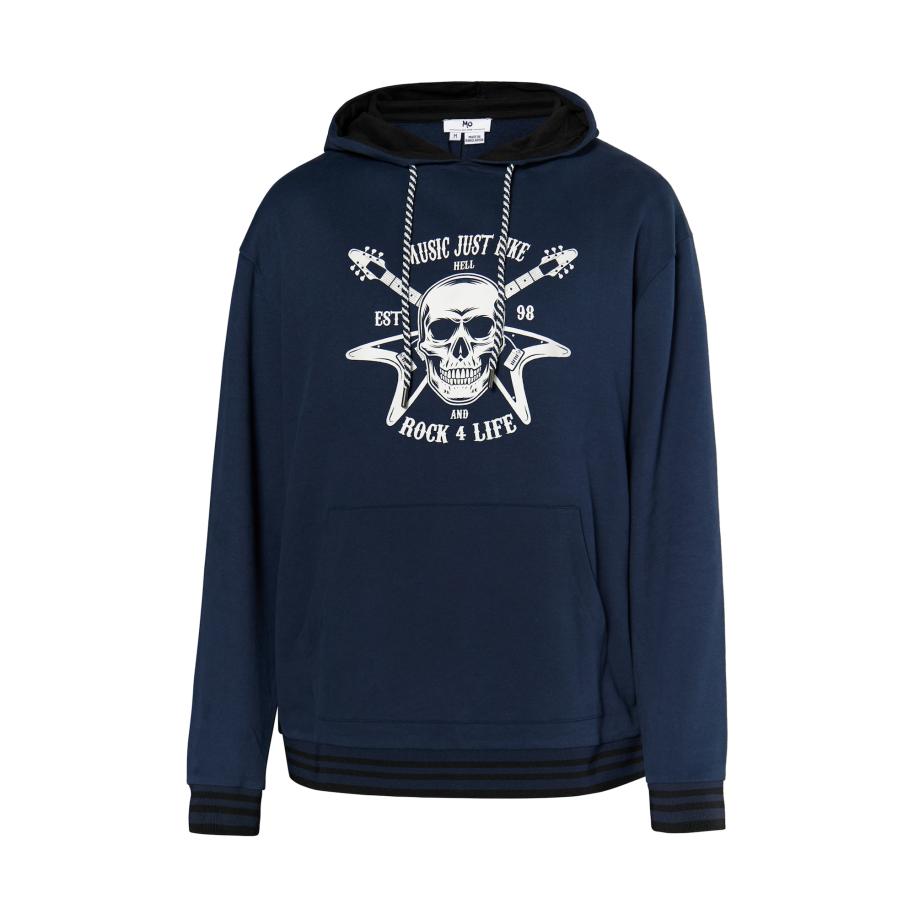 MO MO Sweatshirt navy / wit -