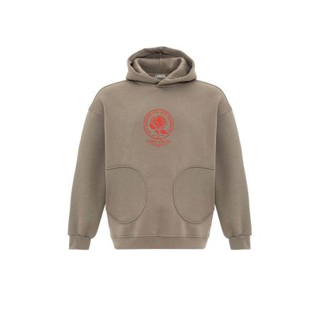 Dandalo Dandalo Sweatshirt kaki / knalrood