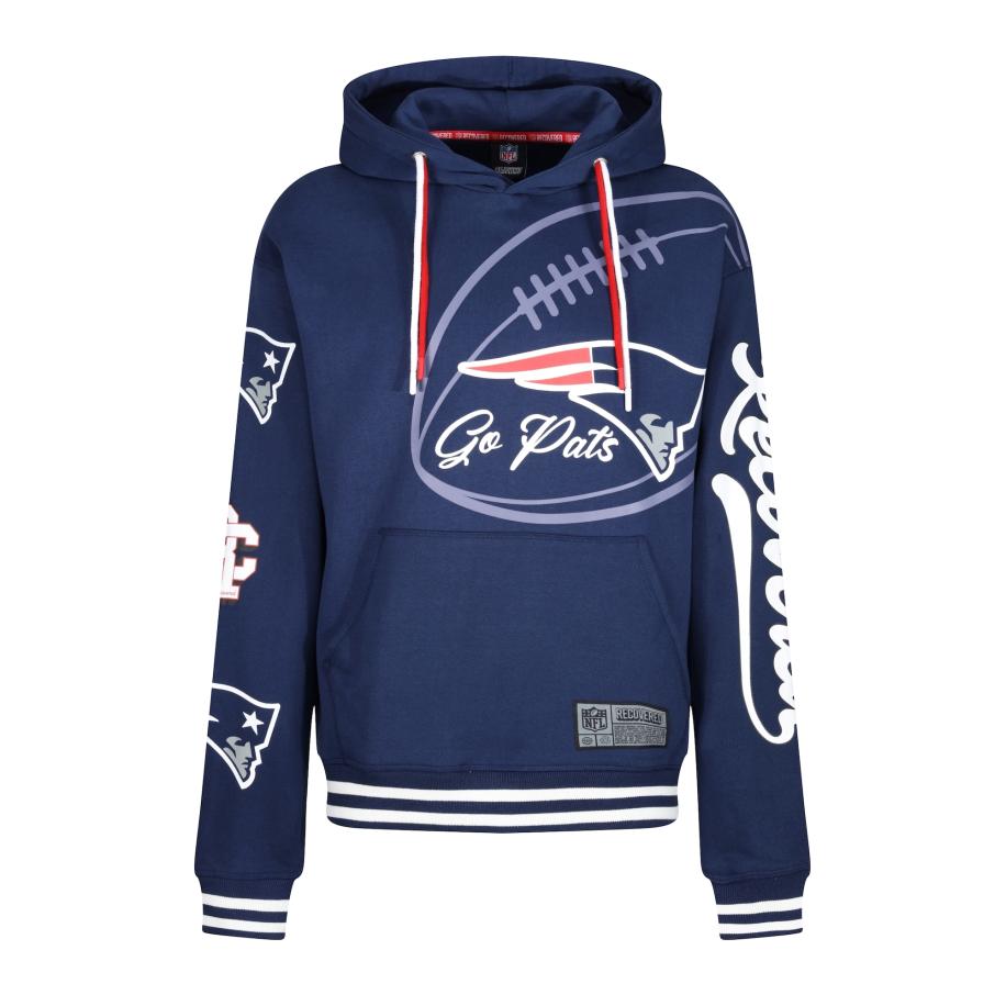 Recovered Recovered Sweatshirt NFL Patriots Go Pats blauw -
