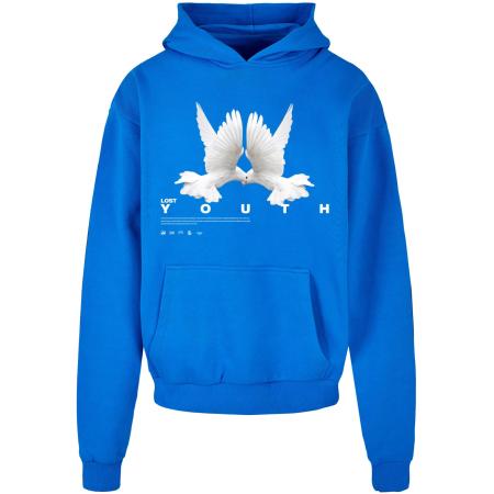 Lost Youth Sweatshirt Dove kobaltblauw / grijs / wit