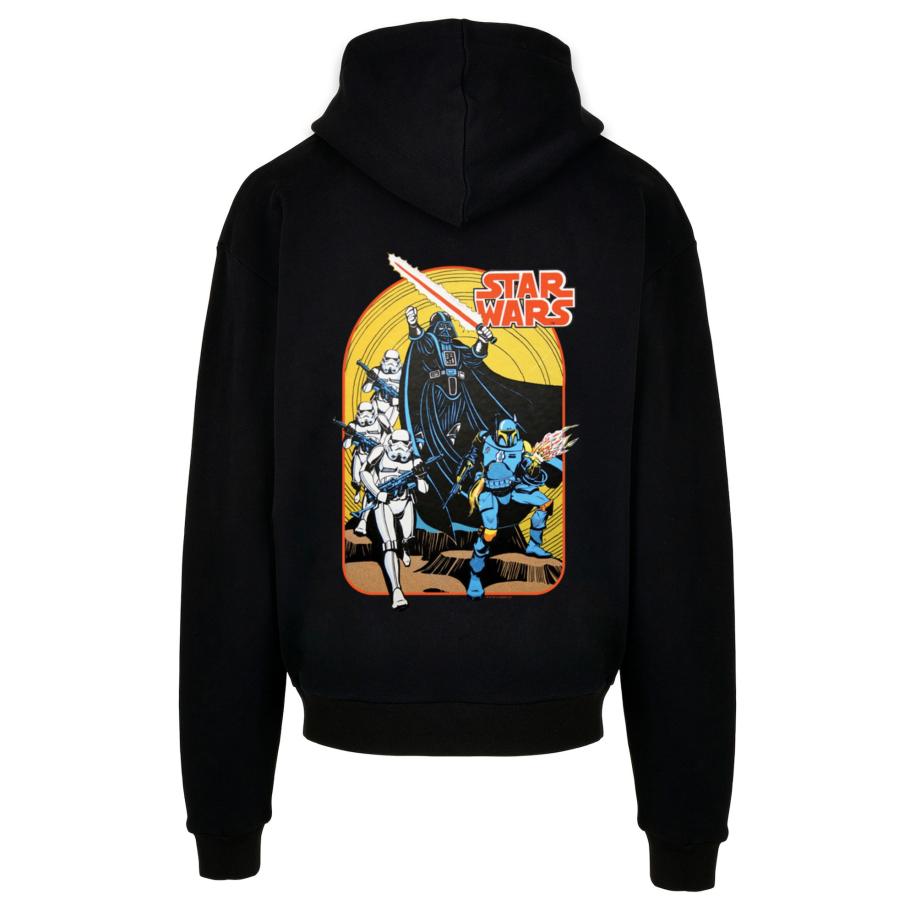 F4NT4STIC F4NT4STIC Sweatshirt Star Wars Vintage Comic Scene lichtblauw / rood / zwart / wit -