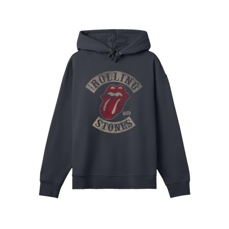 F4NT4STIC F4NT4STIC Sweatshirt The Rolling Stones Tour 78 donkergrijs / rood / zwart