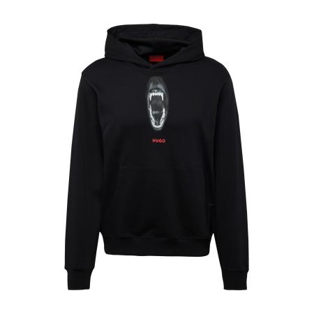 Hugo Boss HUGO Sweatshirt Dartchon donkergrijs / bloedrood / zwart / wit