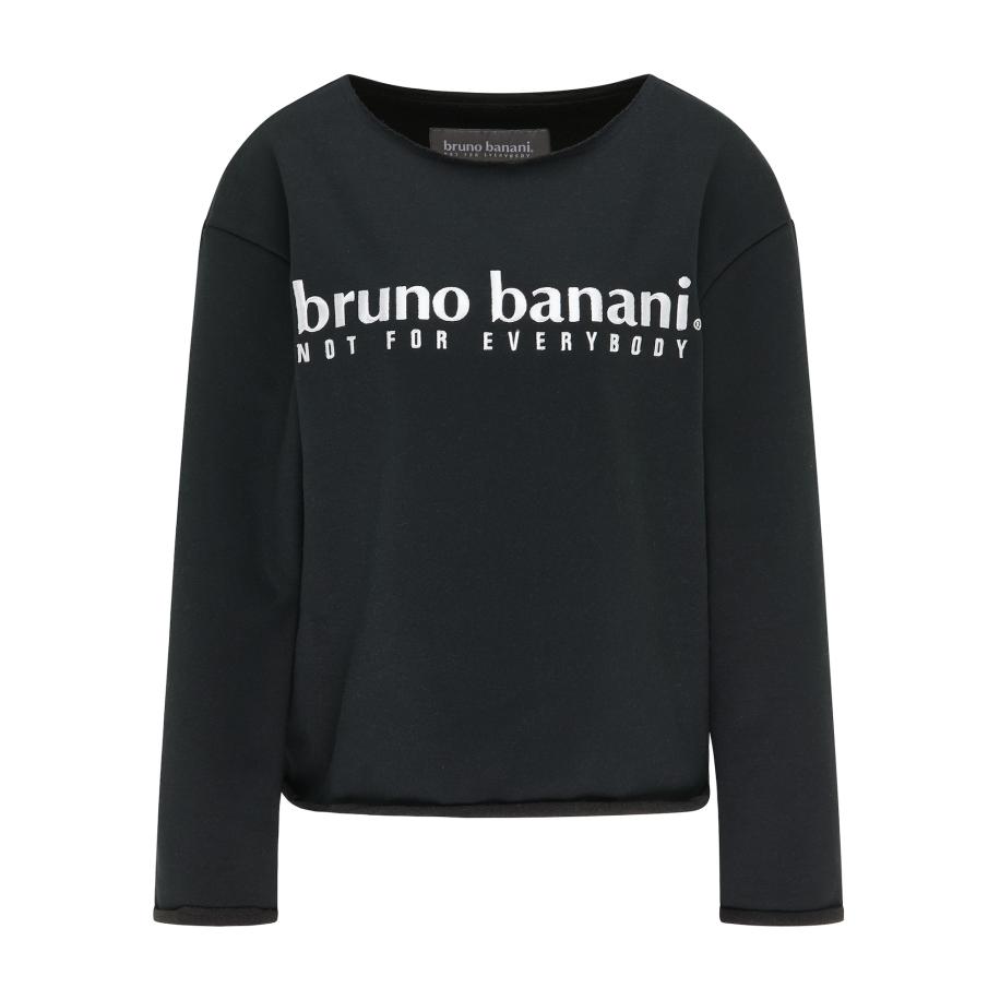 Bruno Banani Bruno Banani Sweatshirt Price zwart / wit -