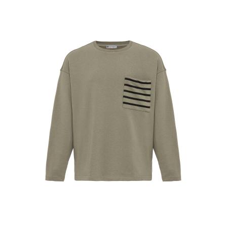 Dandalo Dandalo Sweatshirt kaki / zwart