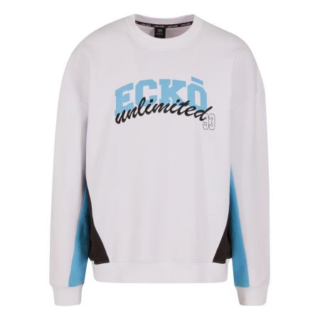 Ecko Unlimited Sweatshirt Drap blauw / zwart / wit