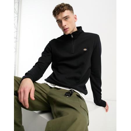 Dickies - Oakport - Sweatshirt met 1/4-rits in zwart