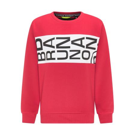Bruno Banani Bruno Banani Sweatshirt Richardson grenadine / zwart / wit