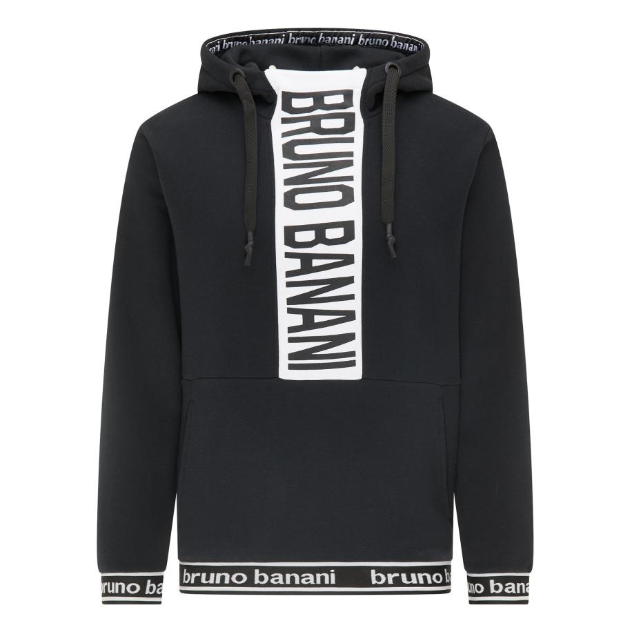 Bruno Banani Bruno Banani Sweatshirt Cook zwart / wit -