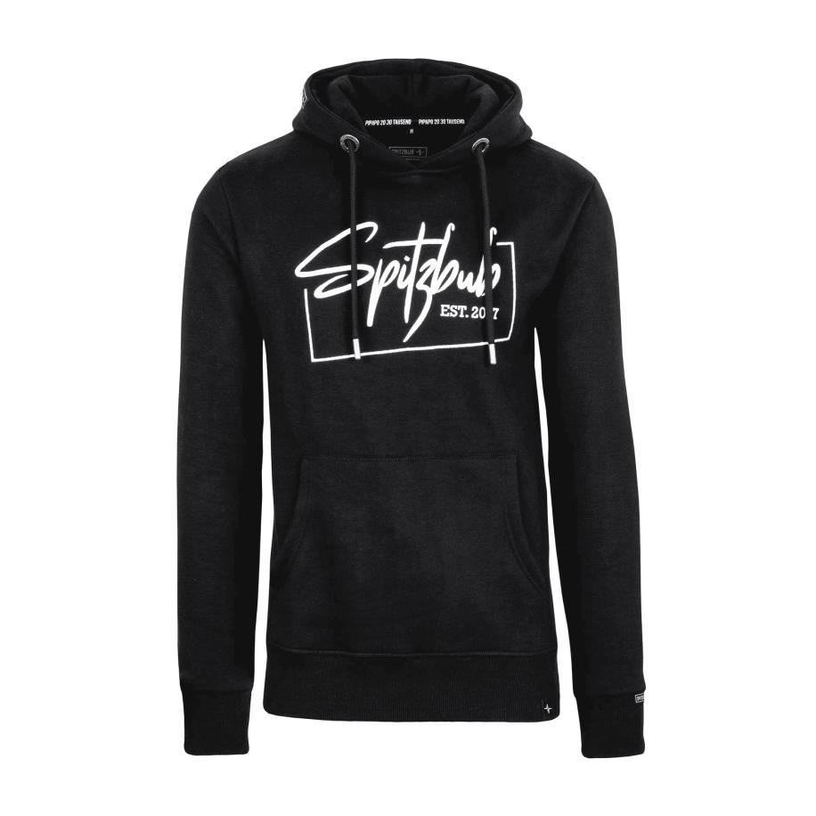 SPITZBUB Sweatshirt Jürgen zwart / wit Zwart