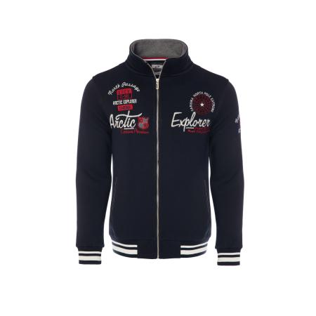 Carisma CARISMA Sweatvest donkerblauw / kersrood / wit