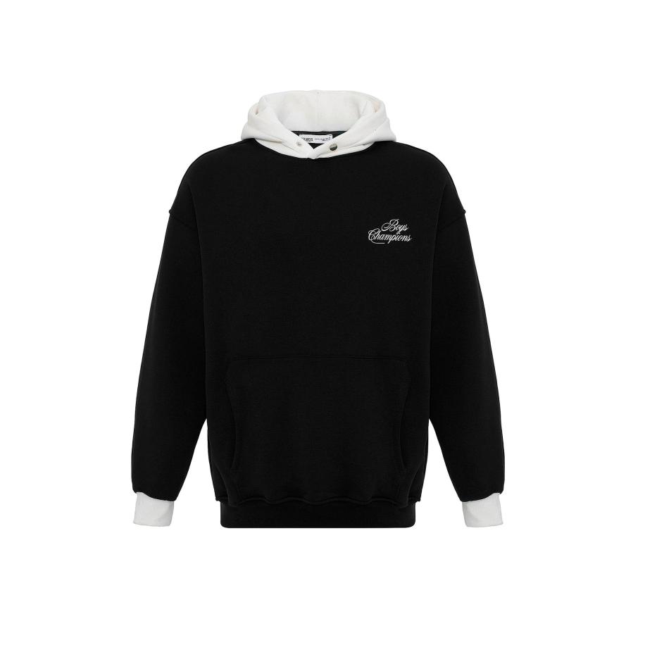 VAMOS CLO VAMOS CLO Sweatshirt zwart / wit -