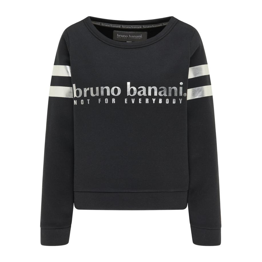 Bruno Banani Bruno Banani Sweatshirt Griffin zwart / zilver -