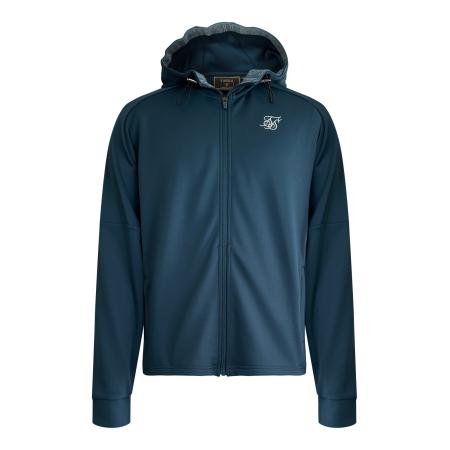 SikSilk SikSilk Sweatvest blauw / wit