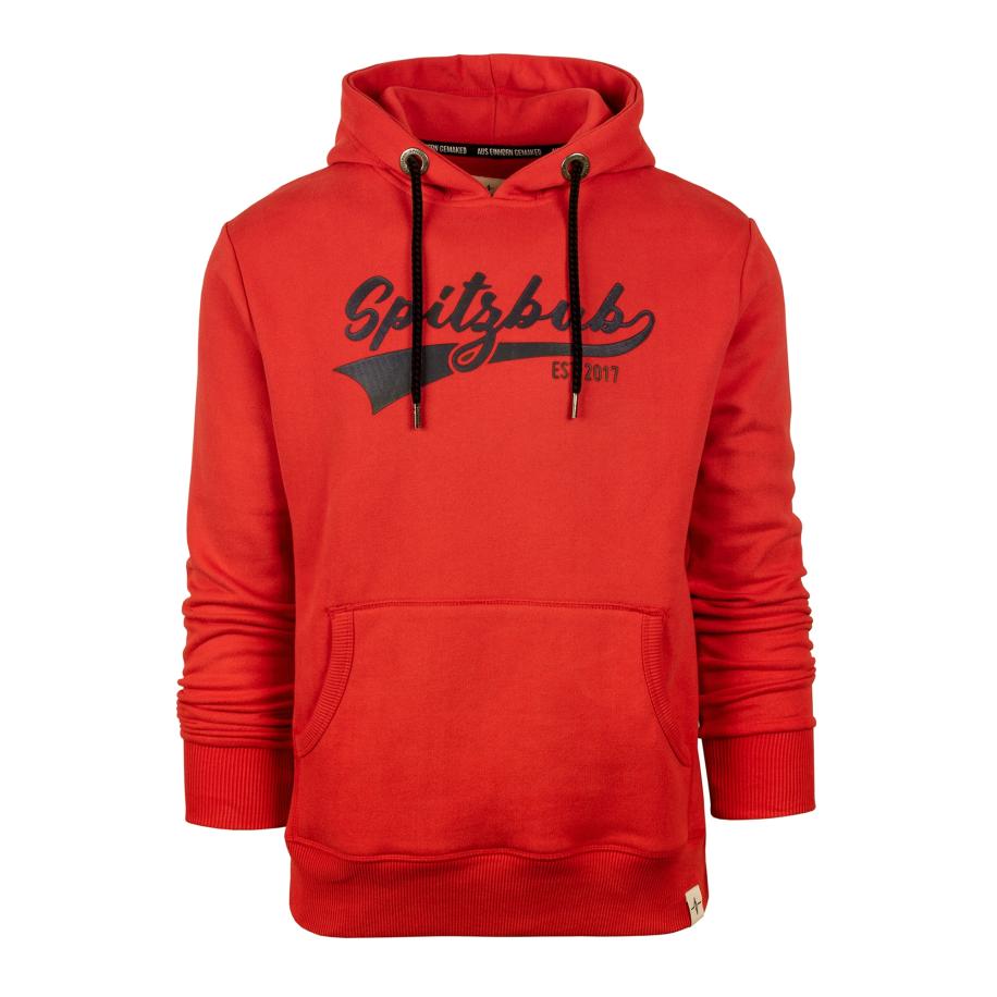 SPITZBUB Sweatshirt Anton rood / zwart Rood