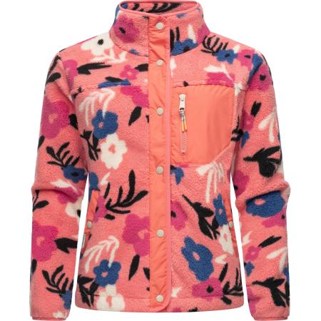 Ragwear Ragwear Fleece jas Appopis marine / oranje / koraal / zwart