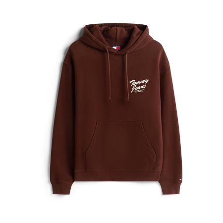 Tommy Jeans Tommy Jeans Sweatshirt donkerbruin / wit