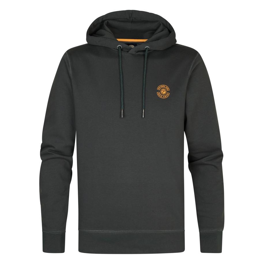 Petrol Industries Petrol Industries Sweatshirt grijs / oranje -