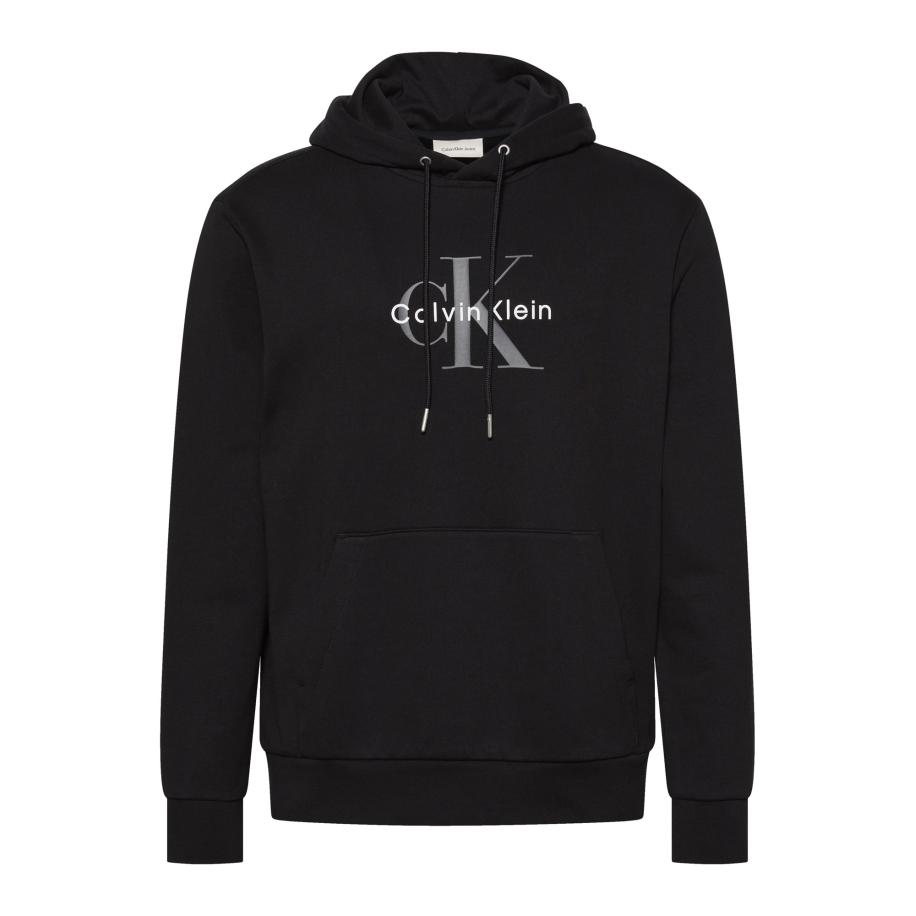 Calvin Klein Calvin Klein Jeans Sweatshirt donkergrijs / zwart / offwhite -