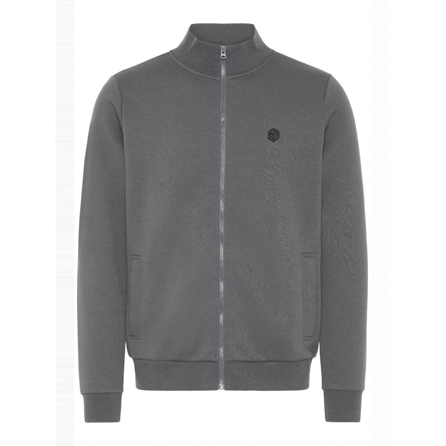 BLEND Sweatvest BHTomi donkergrijs Grijs