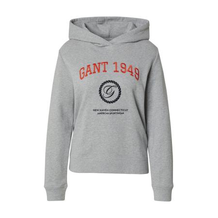 Gant GANT Sweatshirt grijs gemêleerd / knalrood / zwart
