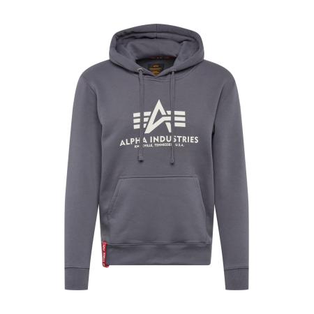 Alpha Industries ALPHA INDUSTRIES Sweatshirt donkergrijs / wit