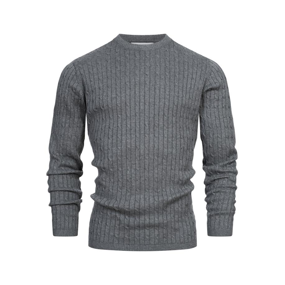 Kronstadt Kronstadt Trui Cable basaltgrijs -